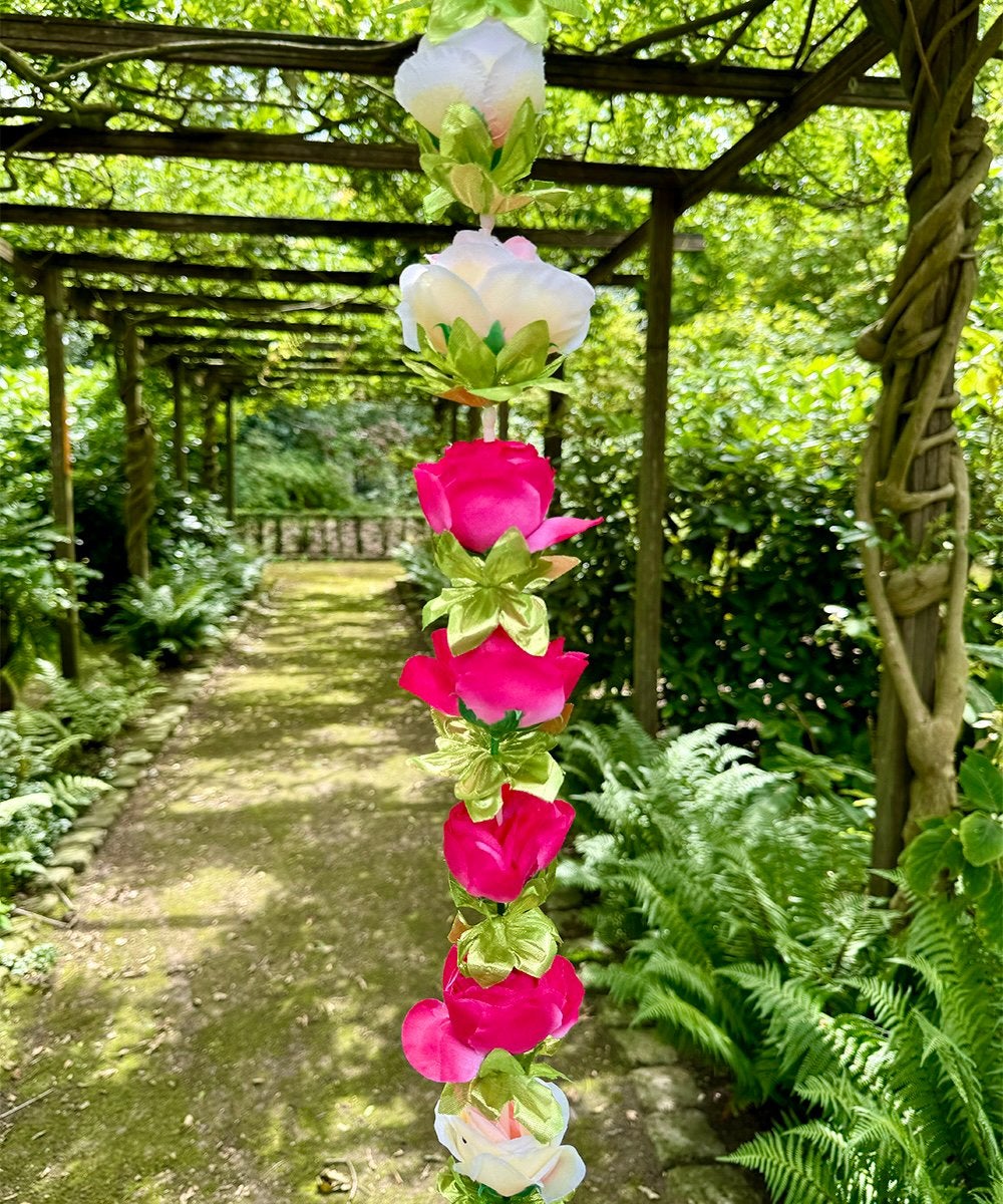 Rose Garland Rozen Slinger Wanddecoratie, Meerkleurig, Wanddecoratie, Ophalen of Verzenden, Kunststof