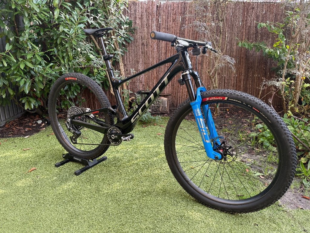 Scott Spark RC 2022 powermeter en Flight Attendant!, Vering, 10 tot 15 versnellingen, 57 tot 61 cm, Schijfrem