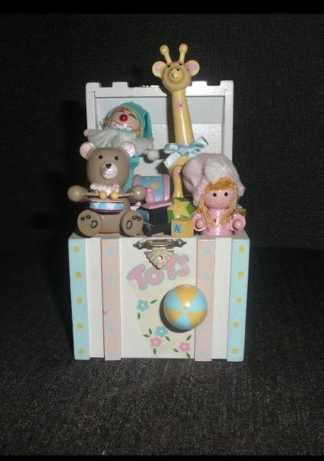 Zeldzaam Vintage Enesco "It's a Small World" Muziekdoosje, Ophalen of Verzenden, Gebruikt