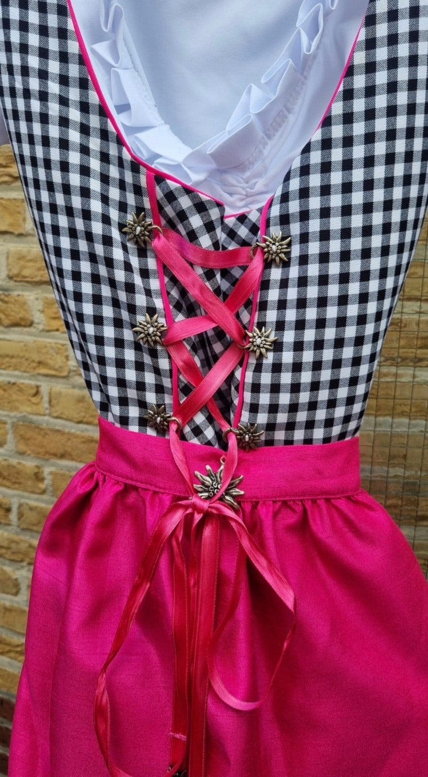 Dirndl met schort en blouse maat M, Ophalen of Verzenden, Zo goed als nieuw, Overige thema's