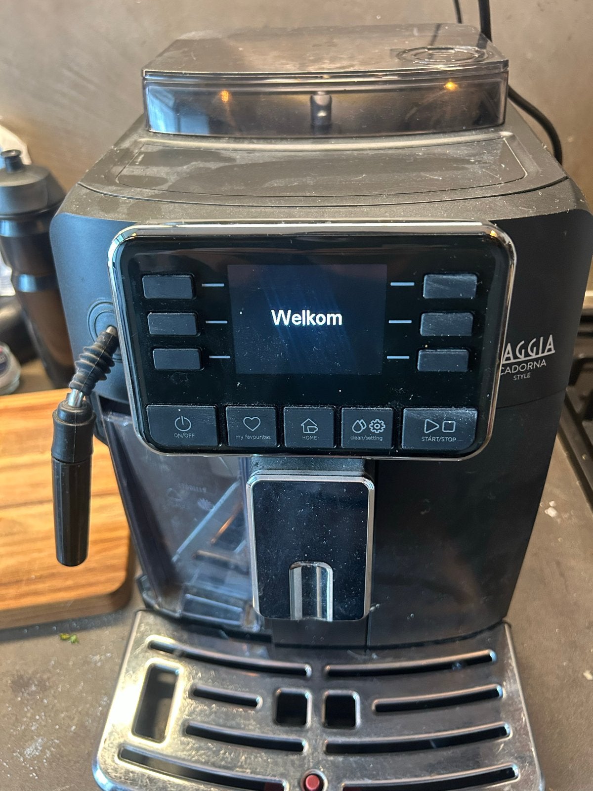 Gaggia Cadorna Style Bonen Koffiezetapparaat, Afneembaar waterreservoir, Gebruikt, 10 kopjes of meer, Koffiemachine
