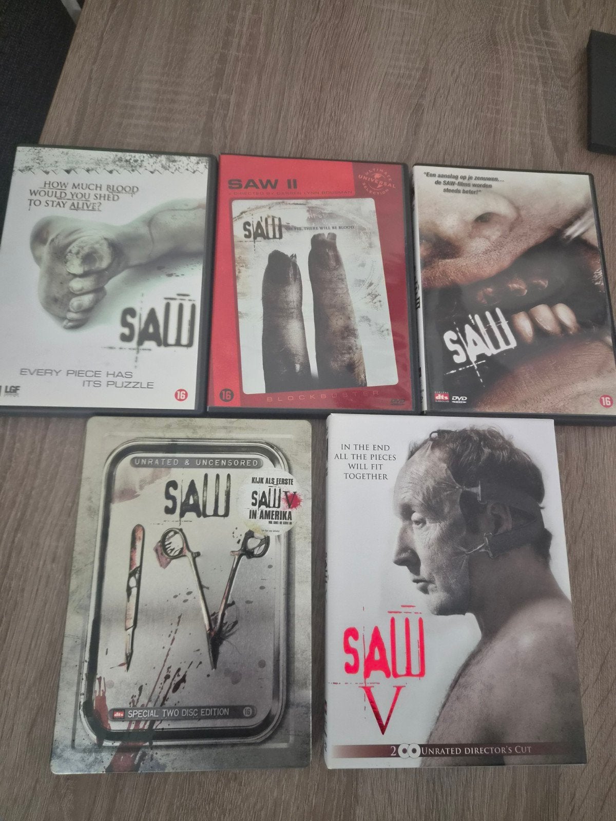 Dvd Saw, Vanaf 16 jaar, Ophalen, Zo goed als nieuw, Horror