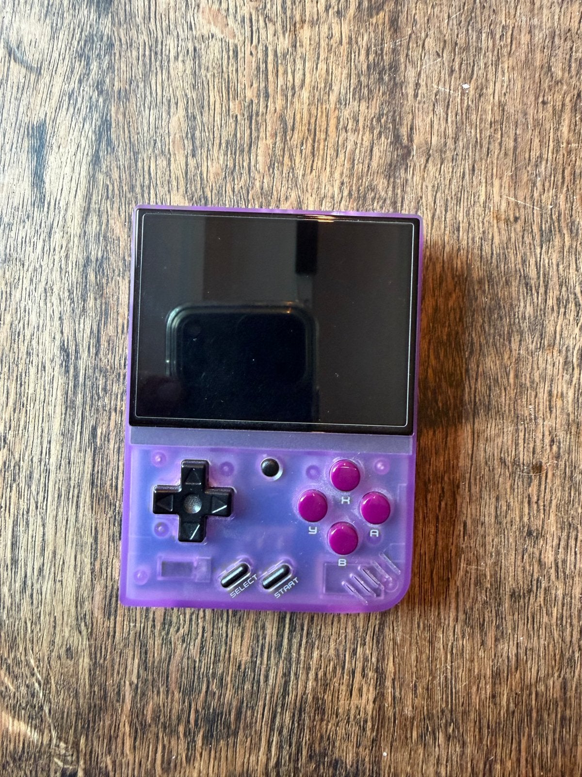 Miyoo Mini Plus V3 Paars Retro Handheld Console, Spelcomputers en Games, Spelcomputers | Overige, Zo goed als nieuw, Miyoo, Ophalen of Verzenden