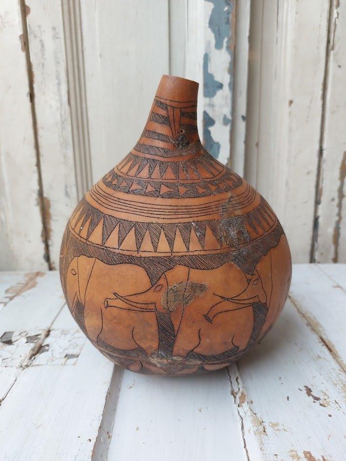 Afrikaanse kalebas, Antiek en Kunst, Ophalen of Verzenden