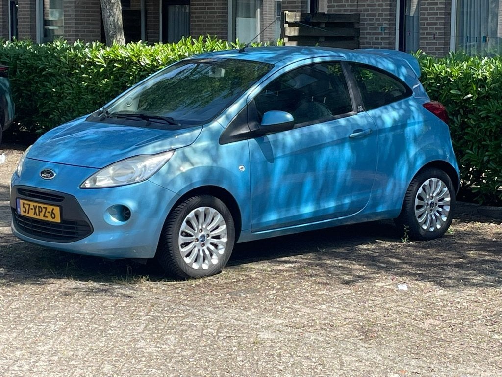 Ford Ka 1.2 69pk 2012 Blauw, Auto's, Ford, Particulier, Ka, Airconditioning, Benzine, Euro 5, B, Hatchback, Handgeschakeld, Origineel Nederlands