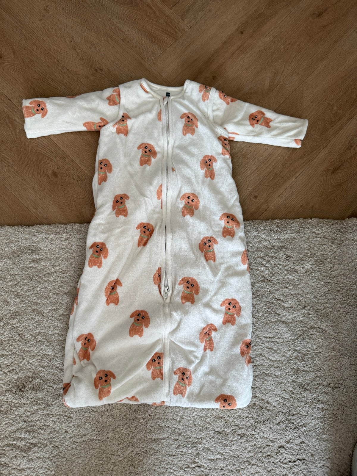 Hema slaapzak 68/80 TOG 3, Ophalen of Verzenden, Slaapzak, Wit, Hema