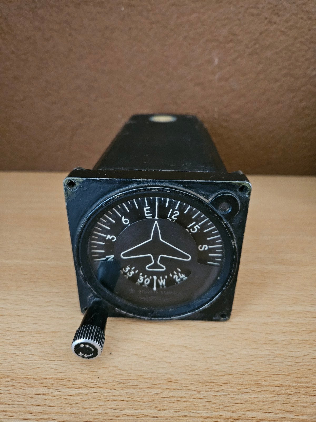 Vintage Sperry Gyrosyn Kompas - Vliegtuiginstrument, Antiek en Kunst, Ophalen of Verzenden