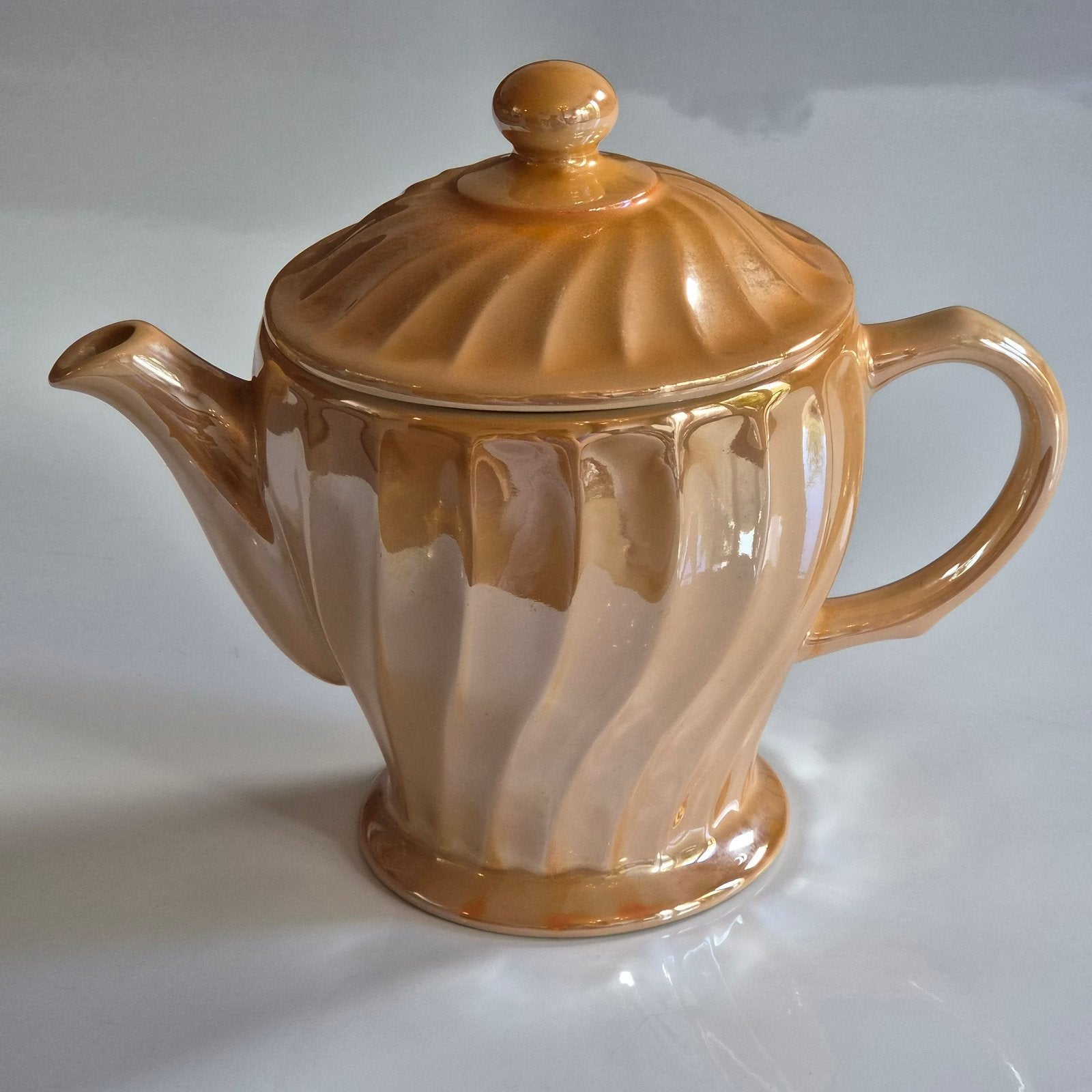 Anchor Hocking Luster theepot W-Germany 18 cm, Huis en Inrichting, Overige merken, Nieuw, Ophalen of Verzenden, Theepot