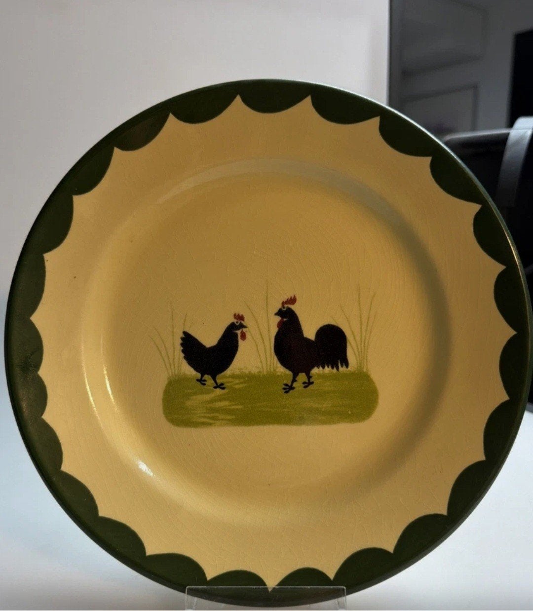 wie heeft er nog borden van kip haan servies ?, Ophalen