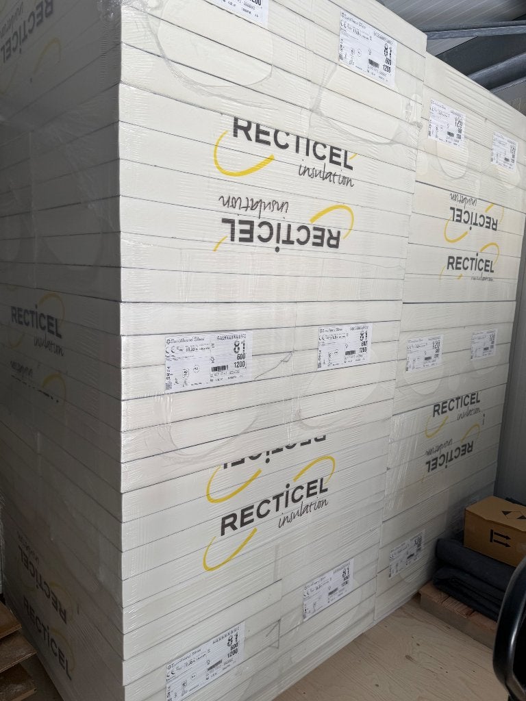 Pir isolatie 80mm en 120mm dik 600x1200, Ophalen, 12 cm of meer, Nieuw, Hardschuim (Pir)