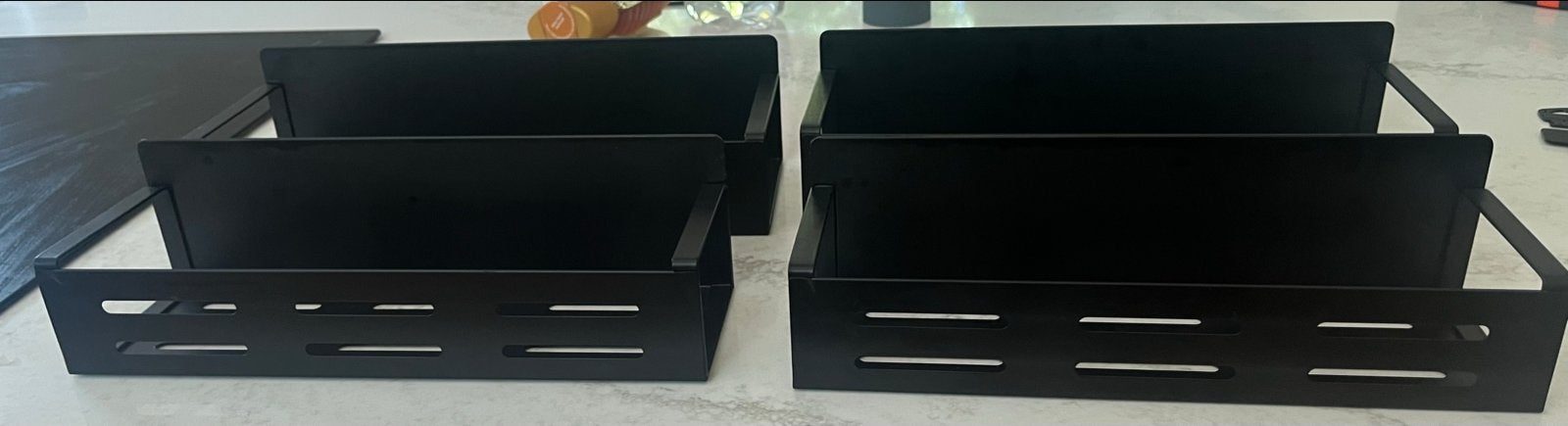 Zwarte magnetische kruidenrekken voor koelkast - 4 stuks, Huis en Inrichting, Keuken | Keukenbenodigdheden, Ophalen, Overige typen