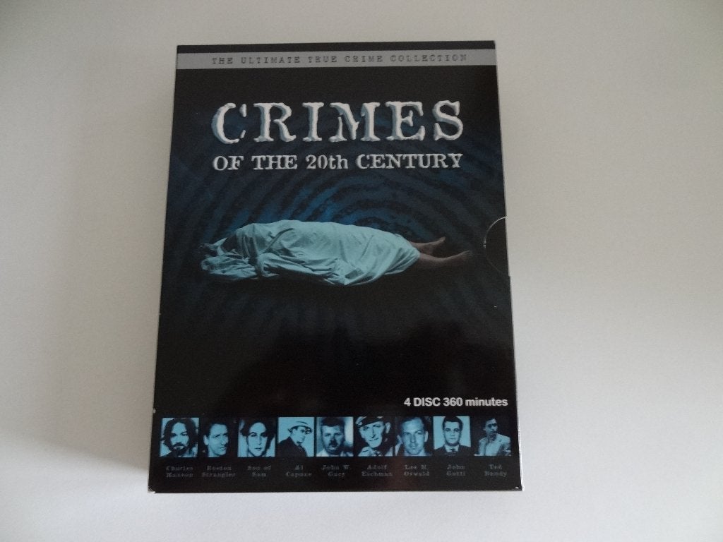 Box 4 dvd's Crimes of the 20th century, Alle leeftijden, Ophalen, Zo goed als nieuw, Maffia en Misdaad