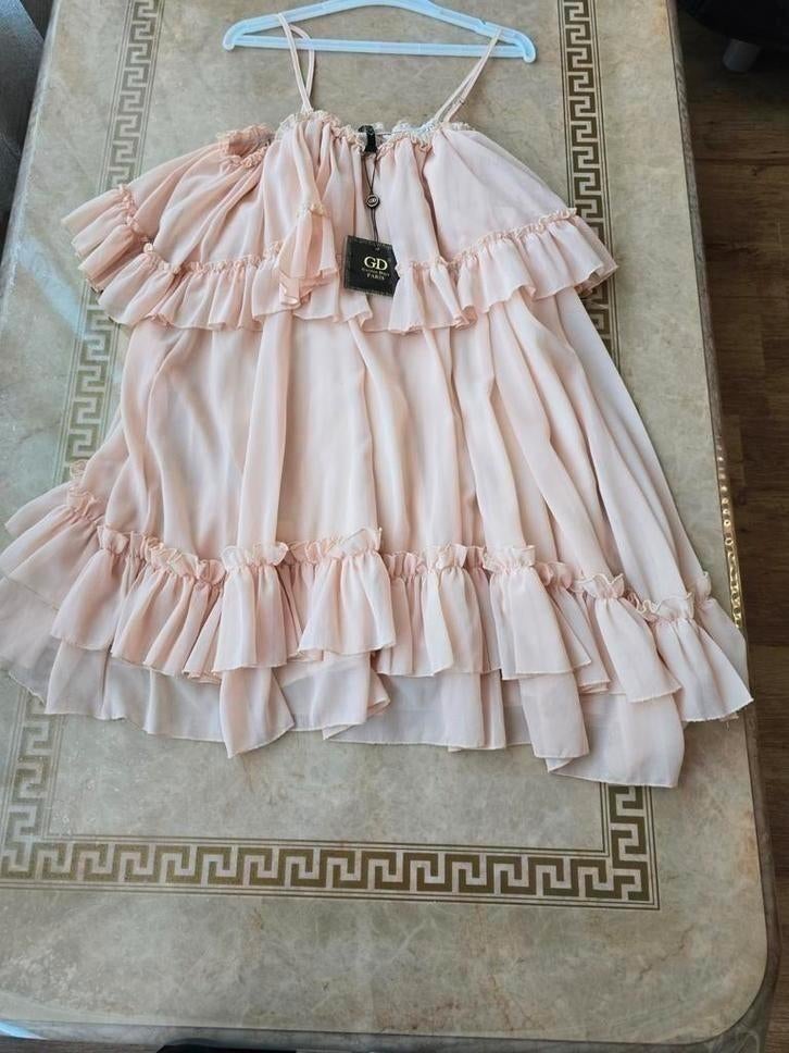 Boho jurk tuniek maat kan 36 tot 46, Kleding | Dames, Maat 46/48 (XL) of groter, Nieuw, Oranje, Ophalen of Verzenden