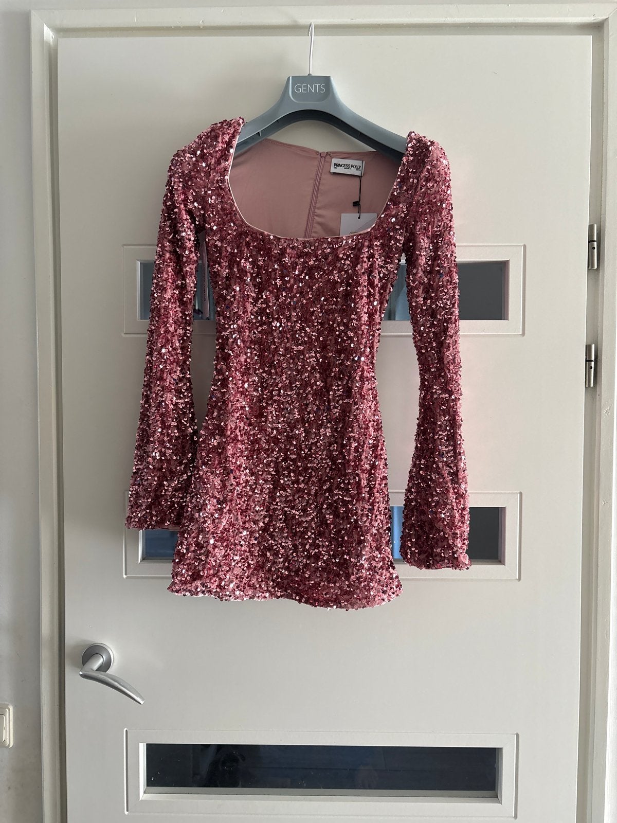 Princess Polly pailletten jurk roze maat 34 nieuw, Nieuw, Ophalen of Verzenden, Roze, Maat 34 (XS) of kleiner