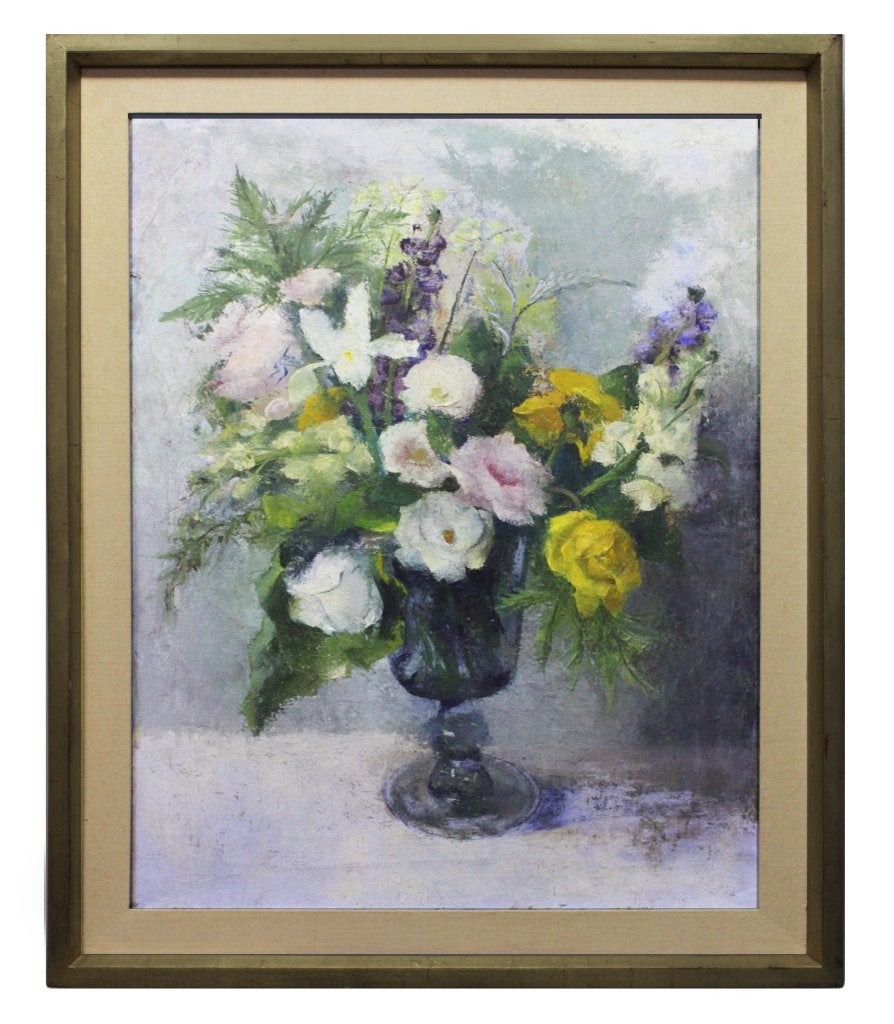 schilderij van Chiem van Houweninge (Den Haag 1898 – 1996), Doek, Bijzondere lijst, Impressionistisch, Olieverf