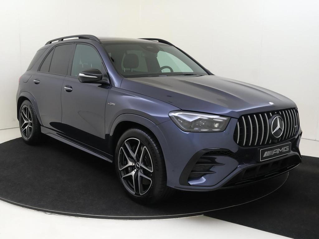 Mercedes-Benz GLE-klasse AMG 53 Hybrid 4MATIC+ Panoramadak /, Automaat, Gebruikt, Blauw, Plug-in hybride