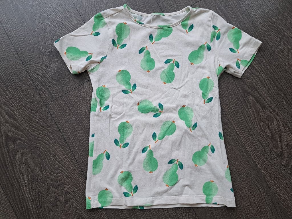 Meisjes Shirt  Hema  - 134/140  jusa17, Kinderen en Baby's, Kinderkleding | Maat 134, Meisje, Ophalen of Verzenden, Zo goed als nieuw