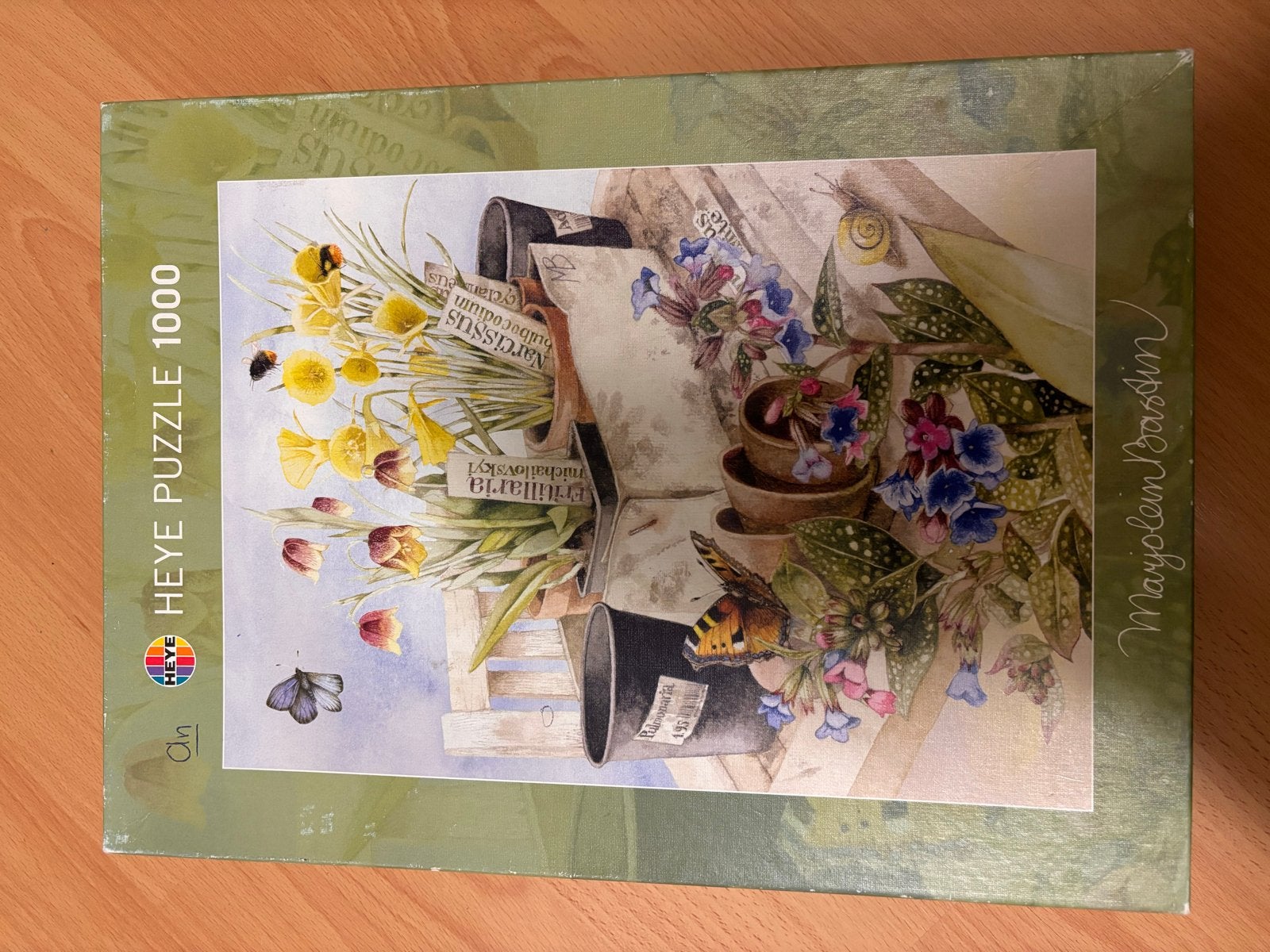 Heye Legpuzzel Marjolein Bastin - Flowerbox 1000 stukjes, Hobby en Vrije tijd, Ophalen of Verzenden, 500 t/m 1500 stukjes, Gebruikt