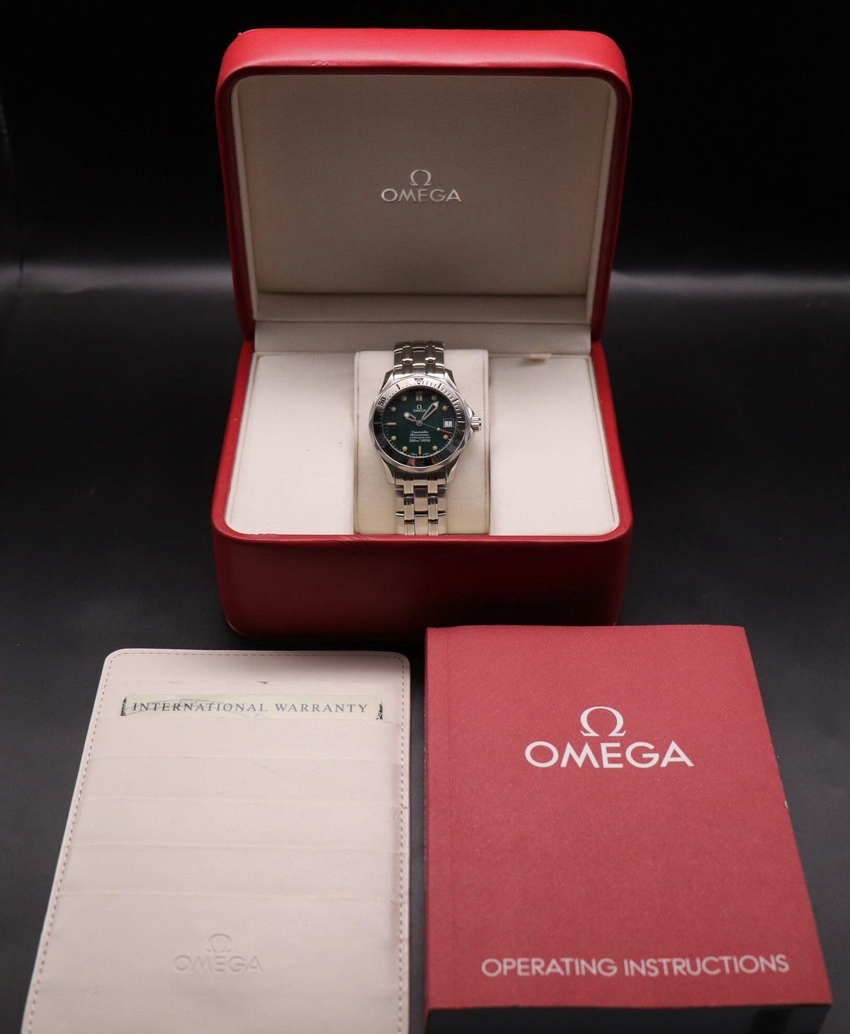 Omega Seamaster 300M | ref. 2553.41 |, Ophalen of Verzenden, Zo goed als nieuw, Groen, Staal