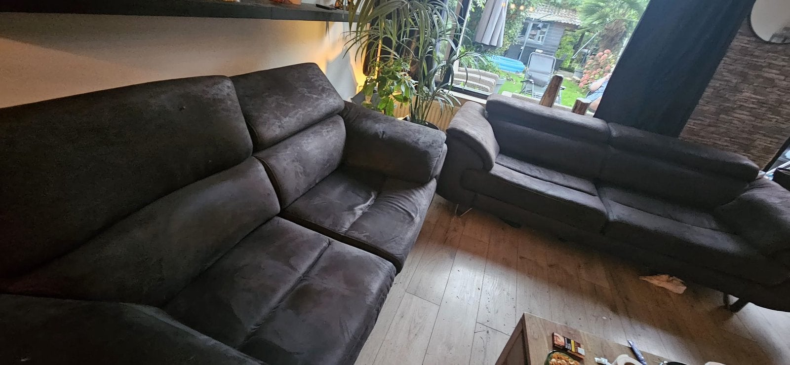 Gratis bankstel, Huis en Inrichting, Ophalen, Gebruikt