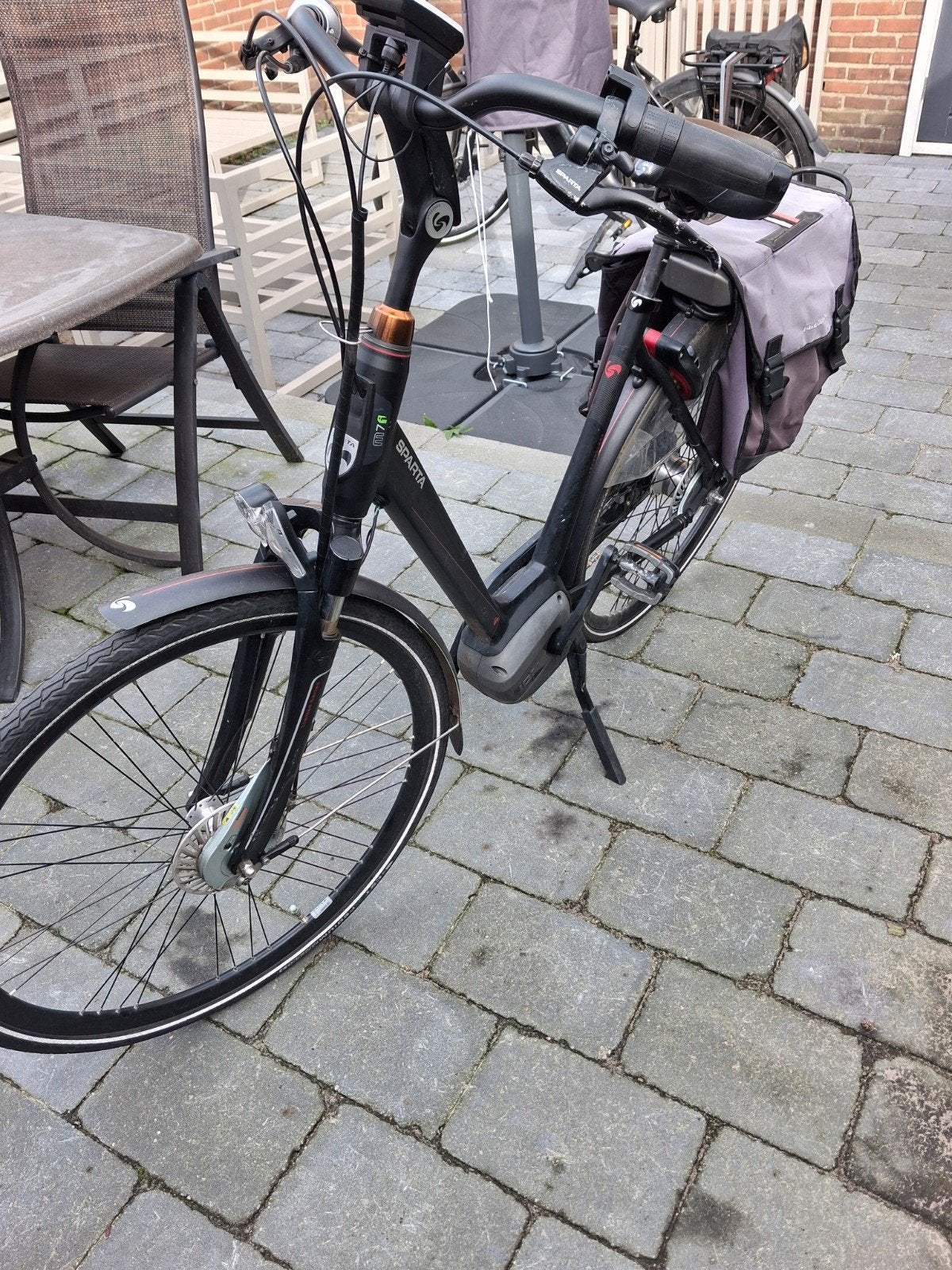 Sparta ION E-bike met 612 Wh accu en fietstassen, Ophalen, Sparta, Gebruikt, 51 tot 55 cm