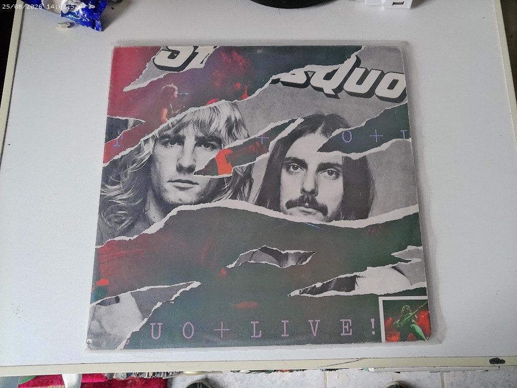 dubbel LP Status Quo Live, Cd's en Dvd's, Gebruikt, Fotohoes, Hard Rock, Ophalen of Verzenden