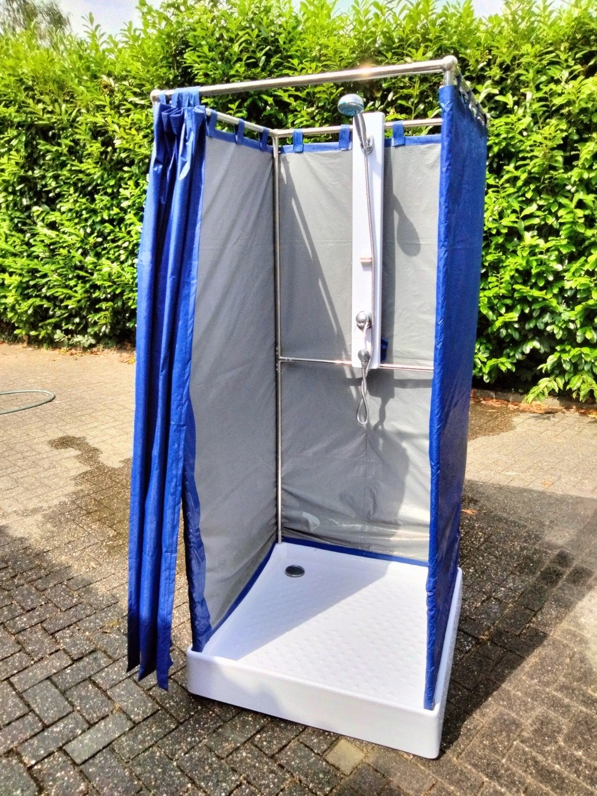 Mobiele Douche Blue Move 90x90 met Boiler, Doe-het-zelf en Verbouw, Sanitair, Ophalen of Verzenden, Douche