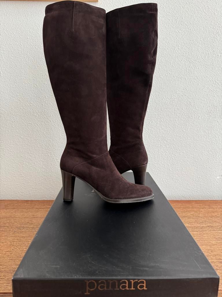 Panara suede laarzen. Maat 40. Nieuw en ongedragen, Verzenden, Zo goed als nieuw, Bruin, Hoge laarzen