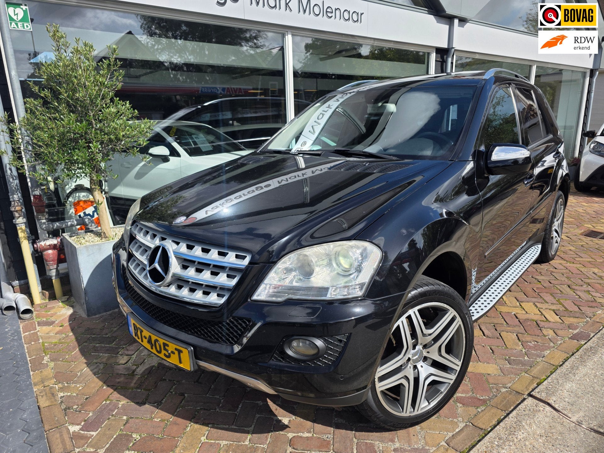 Mercedes-Benz M-klasse 350,lpg installatie,goed onderhouden,, Auto's, Automaat, Gebruikt, Parkeersensor, Zwart