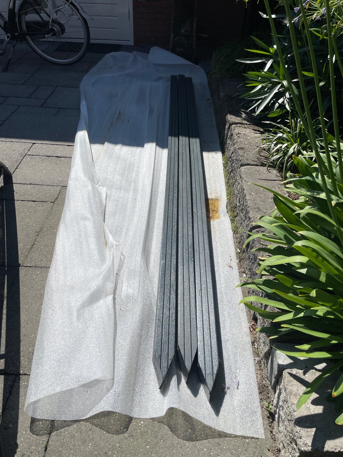 Hardhouten palen voor tuin of afrastering, Ophalen, Nieuw, 250 cm of meer, Palen