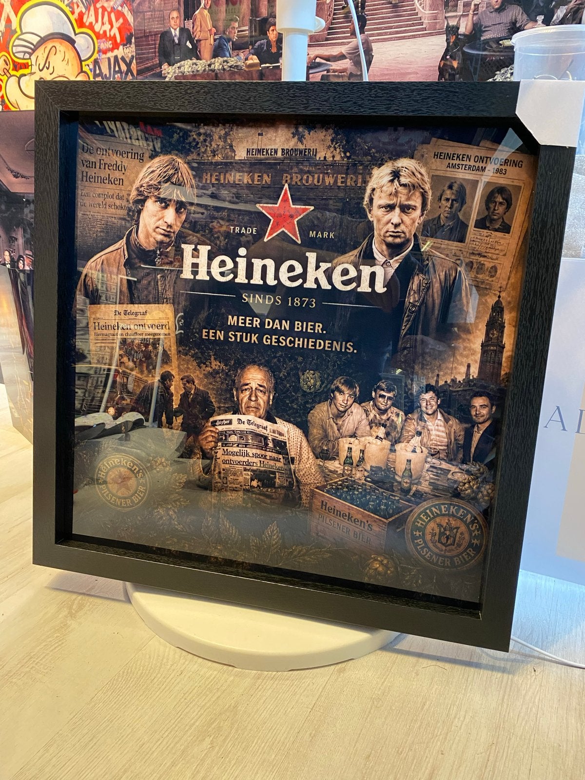 Heineken Ontvoering  Poster Ingelijst, Ophalen of Verzenden