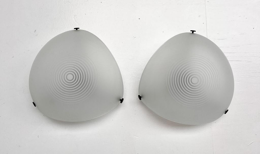 Set wandlampen van Ernesto Gismondi voor Artemide, 1980's, Huis en Inrichting, Gebruikt, Design, Ophalen of Verzenden, Artemide