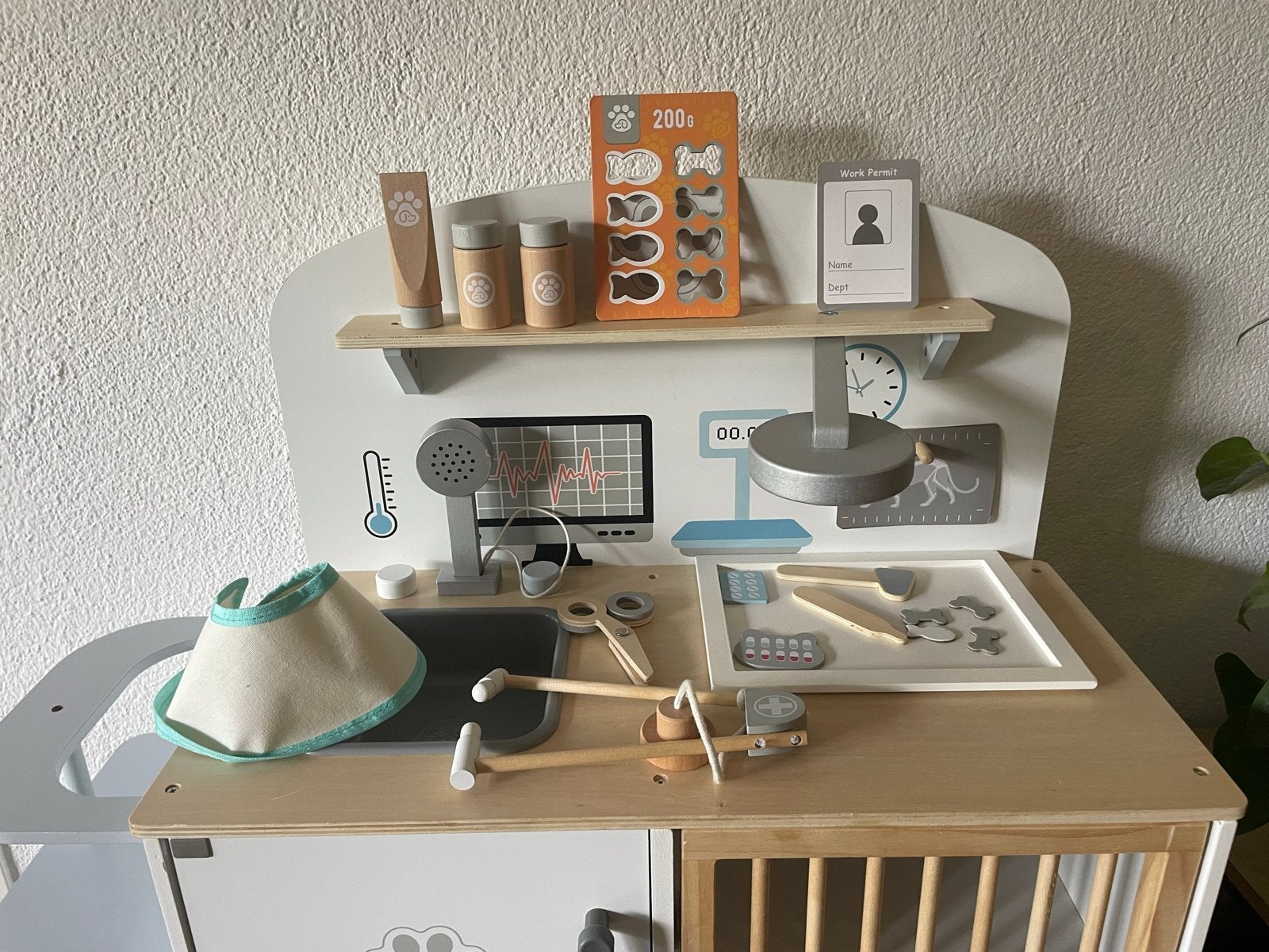 Houten Dierenarts Speelset met Accessoires, Ophalen, Gebruikt, Jongen of Meisje