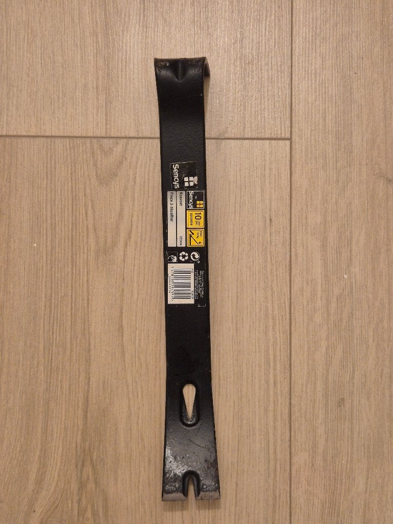Sencys crowbar 320mm - staal, Ophalen