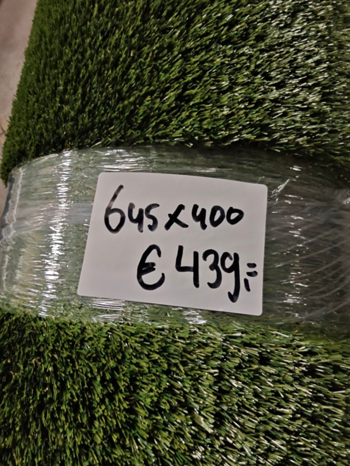 Prachtige coupon kunstgras 645 x 400  mooie fijne structuur, Tuin en Terras, Gras en Kunstgras, Ophalen, Nieuw, 20 m² of meer