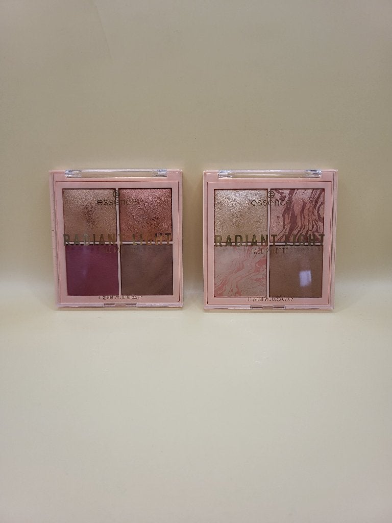 Essence Radiant Light Face Palettes, Gebruikt, Overige kleuren, Gehele gezicht, Ophalen of Verzenden