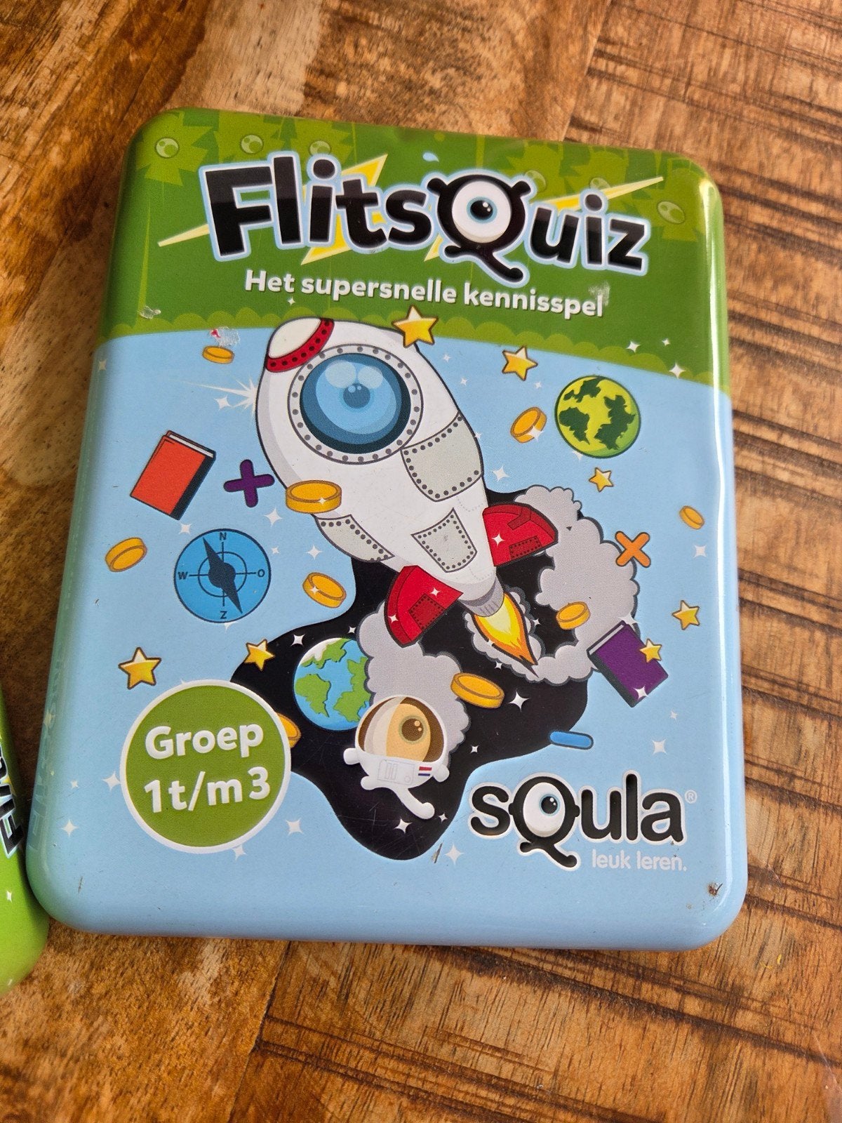 FlitsQuiz - Het supersnelle kennisspel (Squala), Een of twee spelers, Ophalen of Verzenden, Gebruikt, Identity Games / Squala
