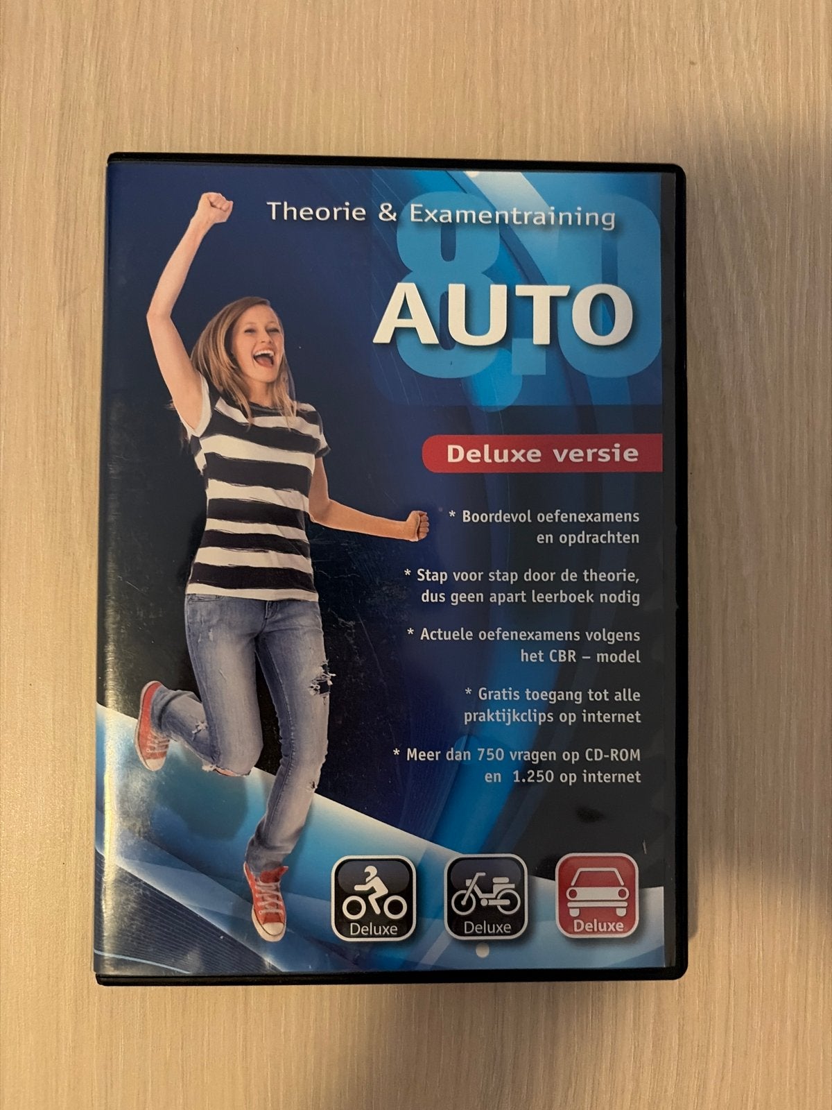Auto Theorie & Examentraining 8.0 Deluxe versie, Verzenden, Zo goed als nieuw, Algemeen