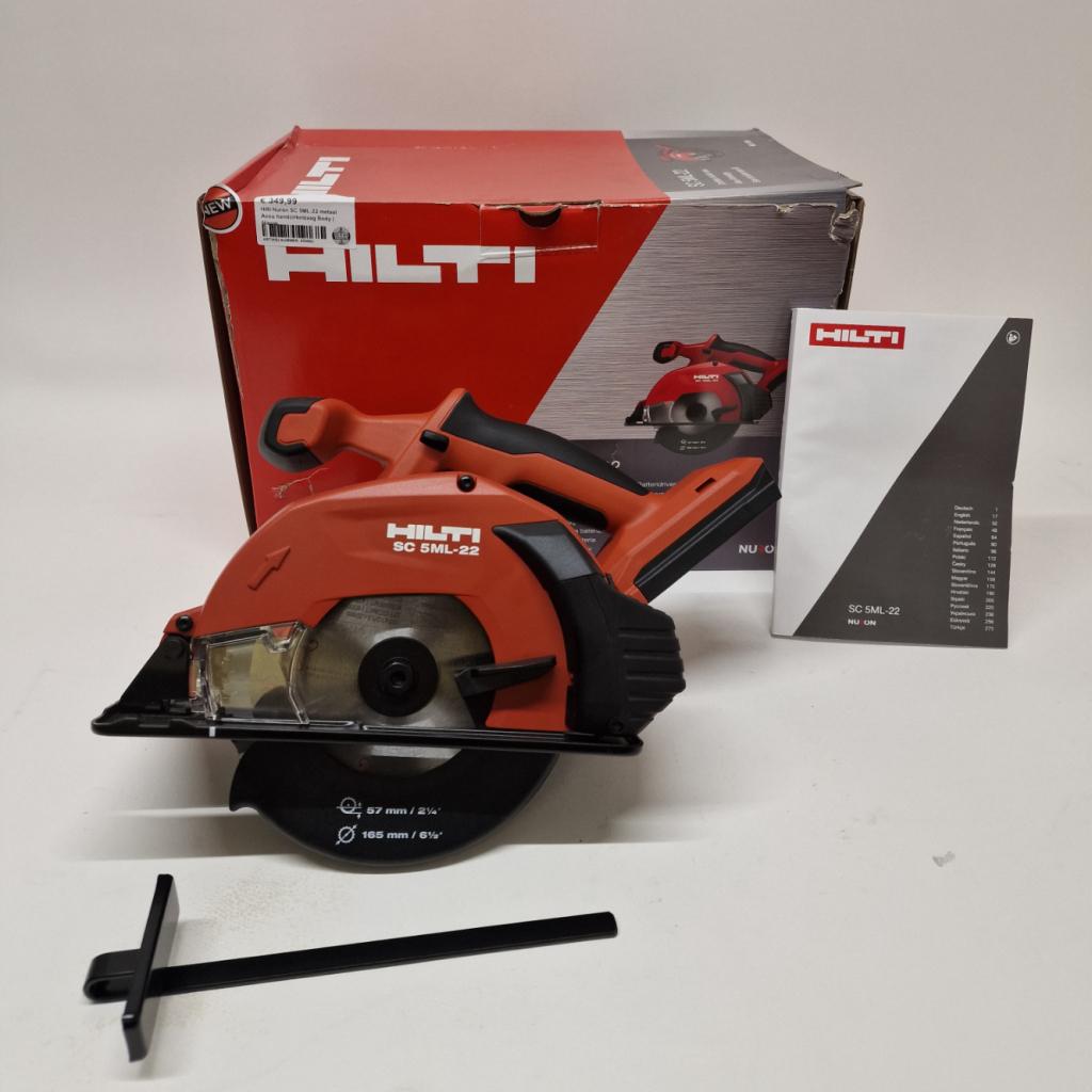 Hilti Nuron SC 5ML-22 metaal Accu handcirkelzaag Body |Nieuw, Doe-het-zelf en Verbouw, Gereedschap | Zaagmachines, Hilti, Nieuw