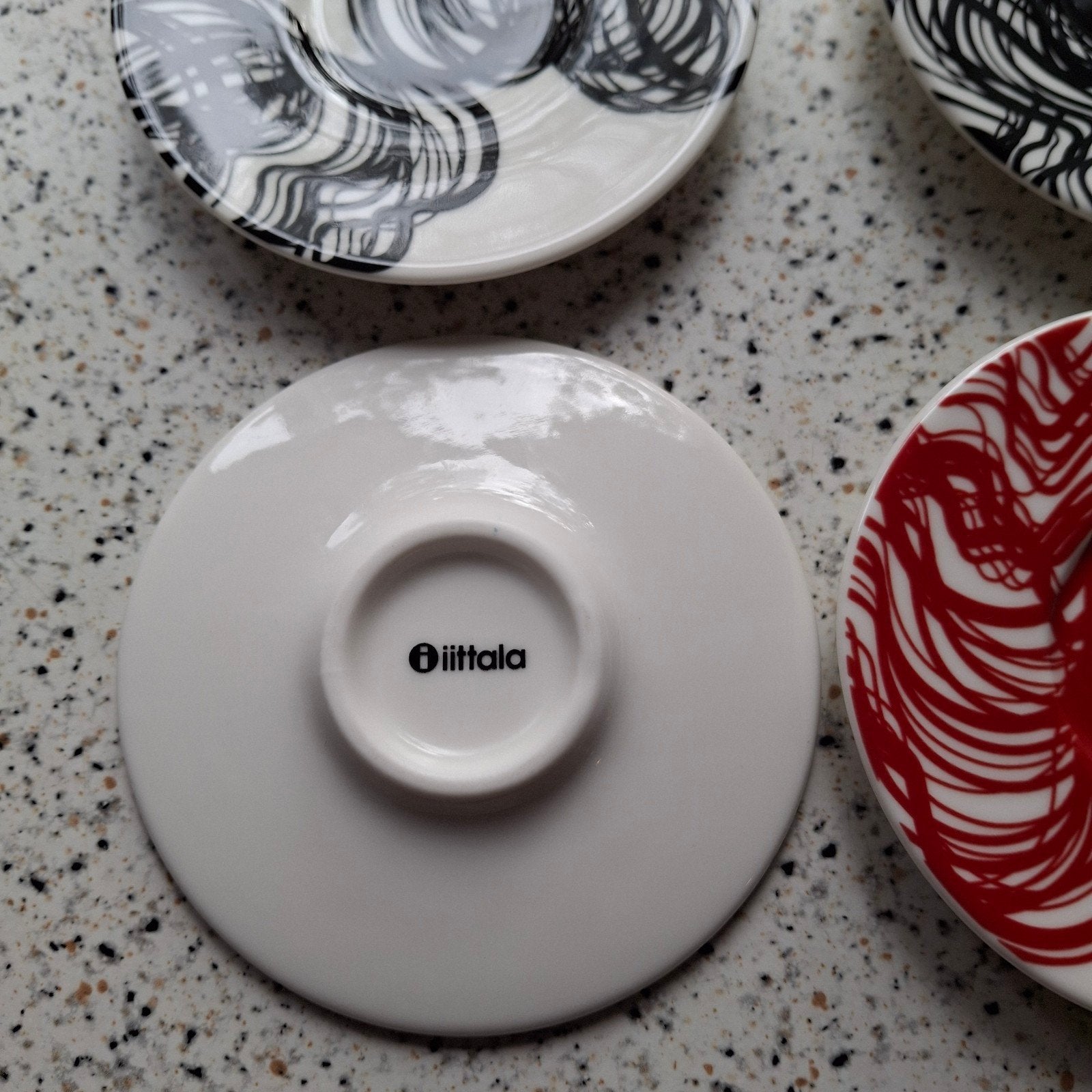 Iittala Teema espresso koppen en schotels - 5 stuks, Ophalen, Keramiek, Zo goed als nieuw, Modern