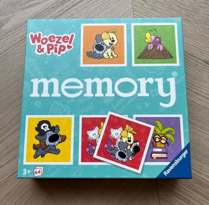Memory Woezel & Pip NIEUW - Ravensburger, Ophalen of Verzenden, Nieuw, Puzzelen