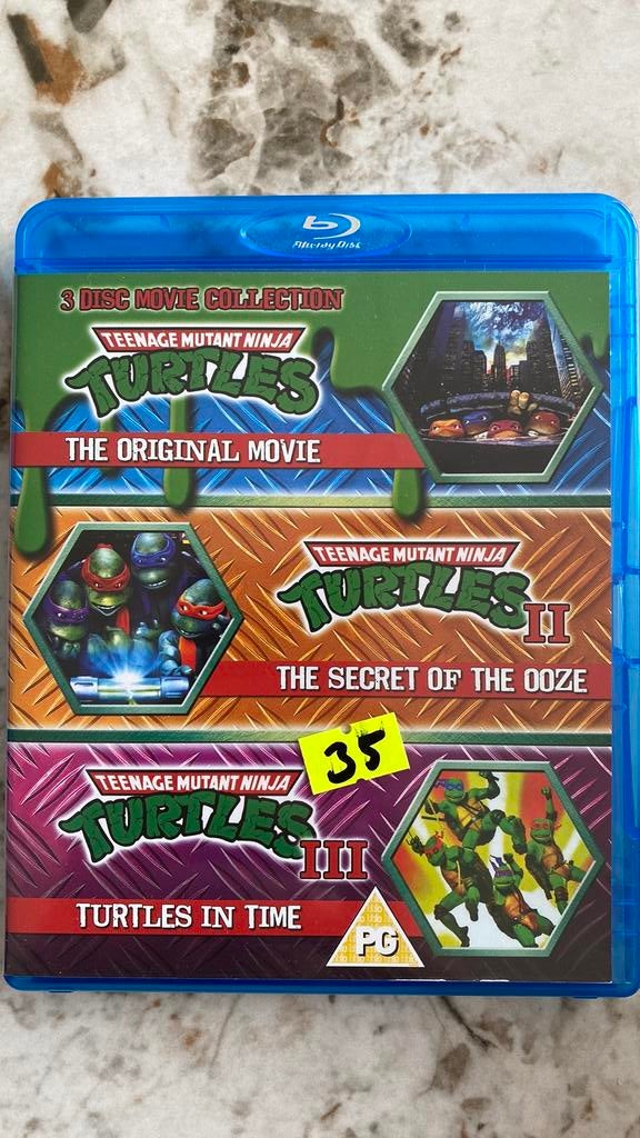 Teenage mutant ninja turtles blu ray trilogy, Cd's en Dvd's, Ophalen of Verzenden, Zo goed als nieuw, Actie