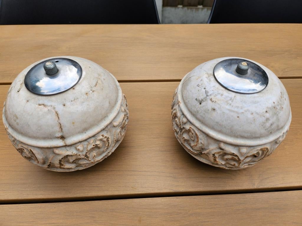 Set stenen olielampen, Ophalen of Verzenden, Nieuw, Overige materialen, Minder dan 25 cm