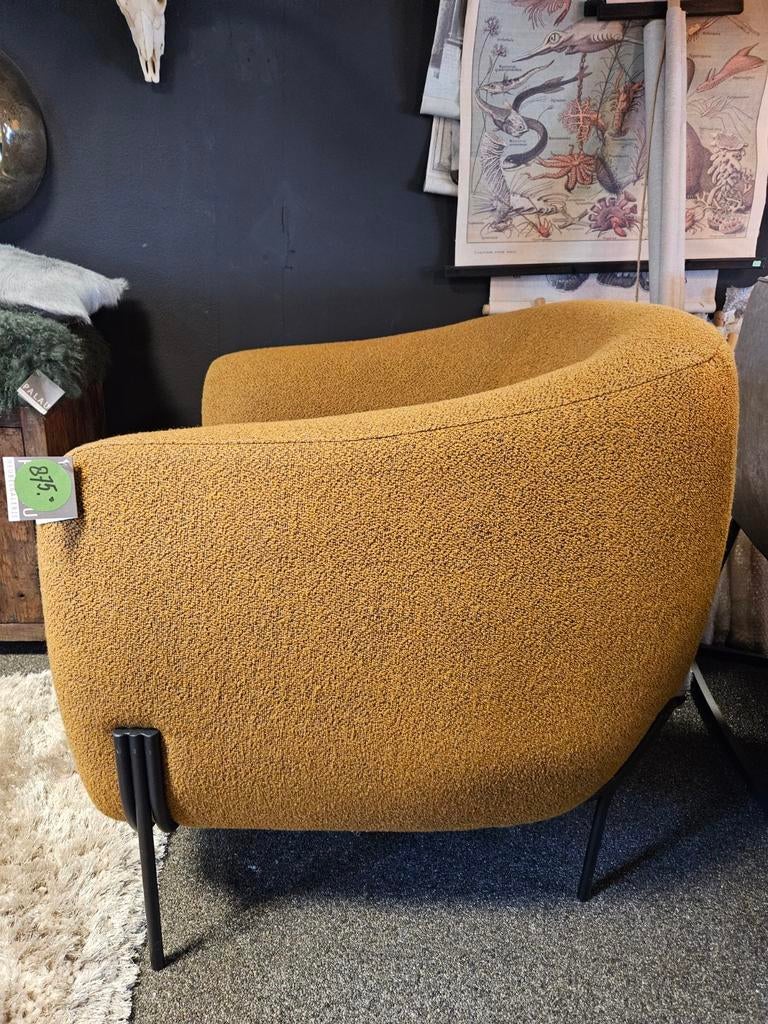 Fauteuil BULLIE h.e. design opruiming, Huis en Inrichting, Fauteuils, Ophalen of Verzenden, Nieuw, Stof
