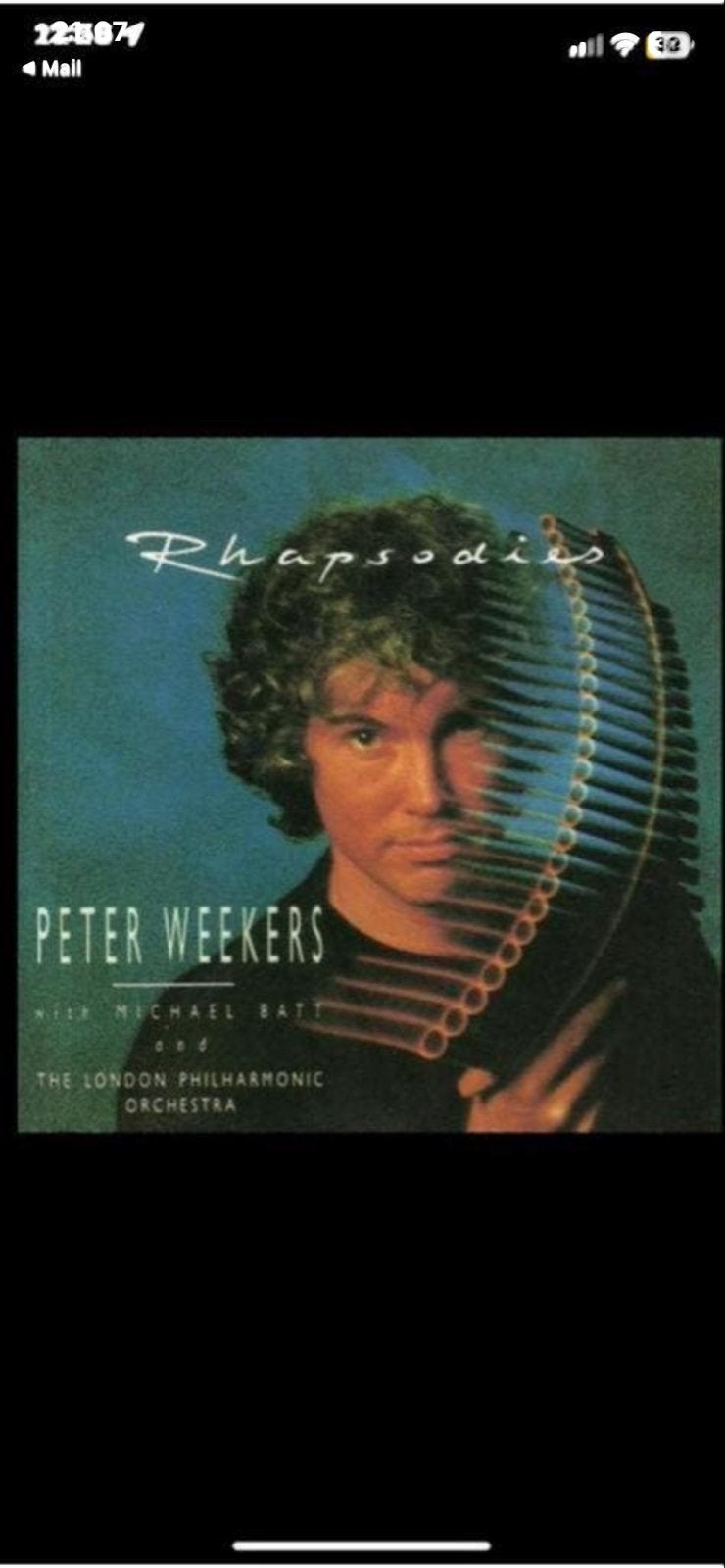 Peter Weekers - Rhapsodies CD (London Philharmonic Orchestra, Ophalen of Verzenden, Gebruikt, Album, Inclusief doosje