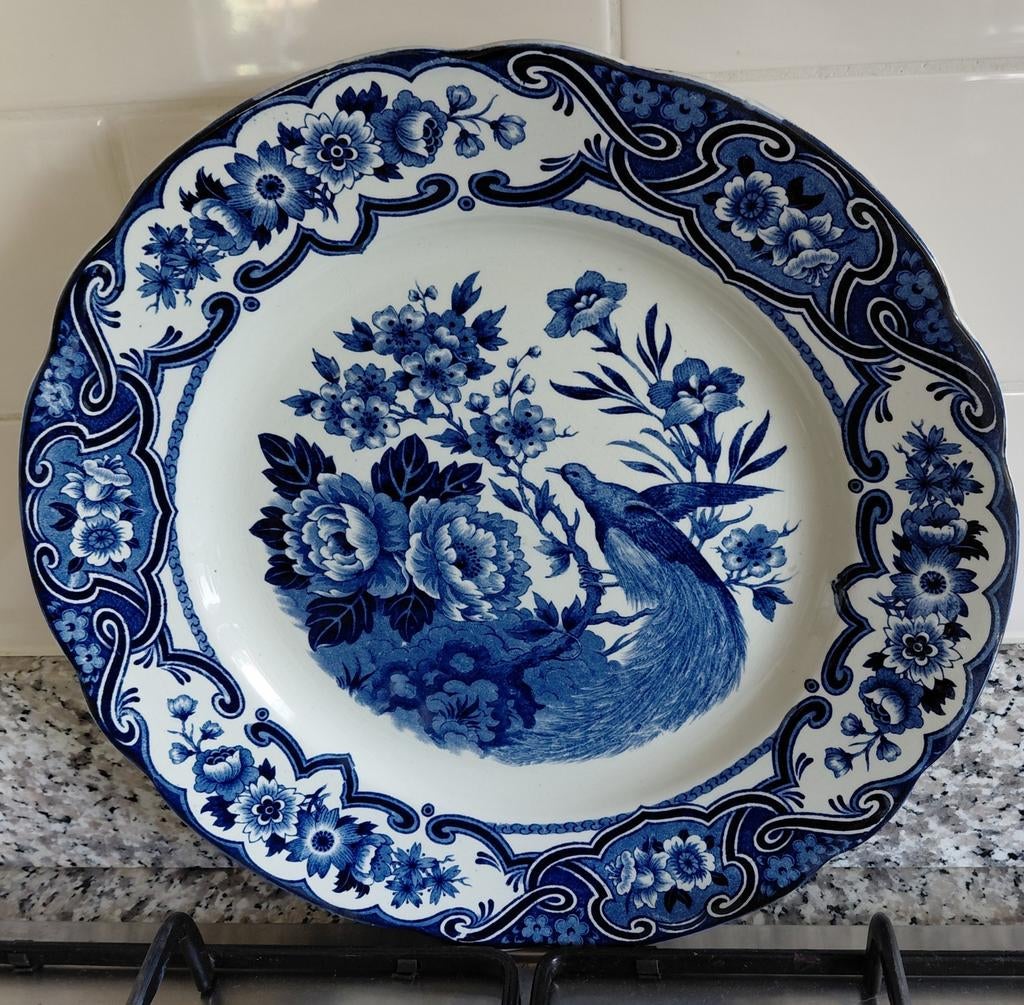 Mooi delftsblauw bord, Ophalen
