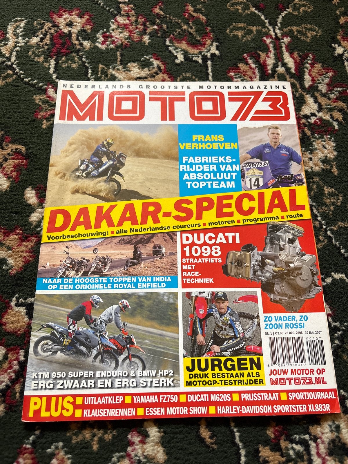 Moto 73 - Dakar-Special - December 2006, Ophalen of Verzenden, Gelezen, Algemeen