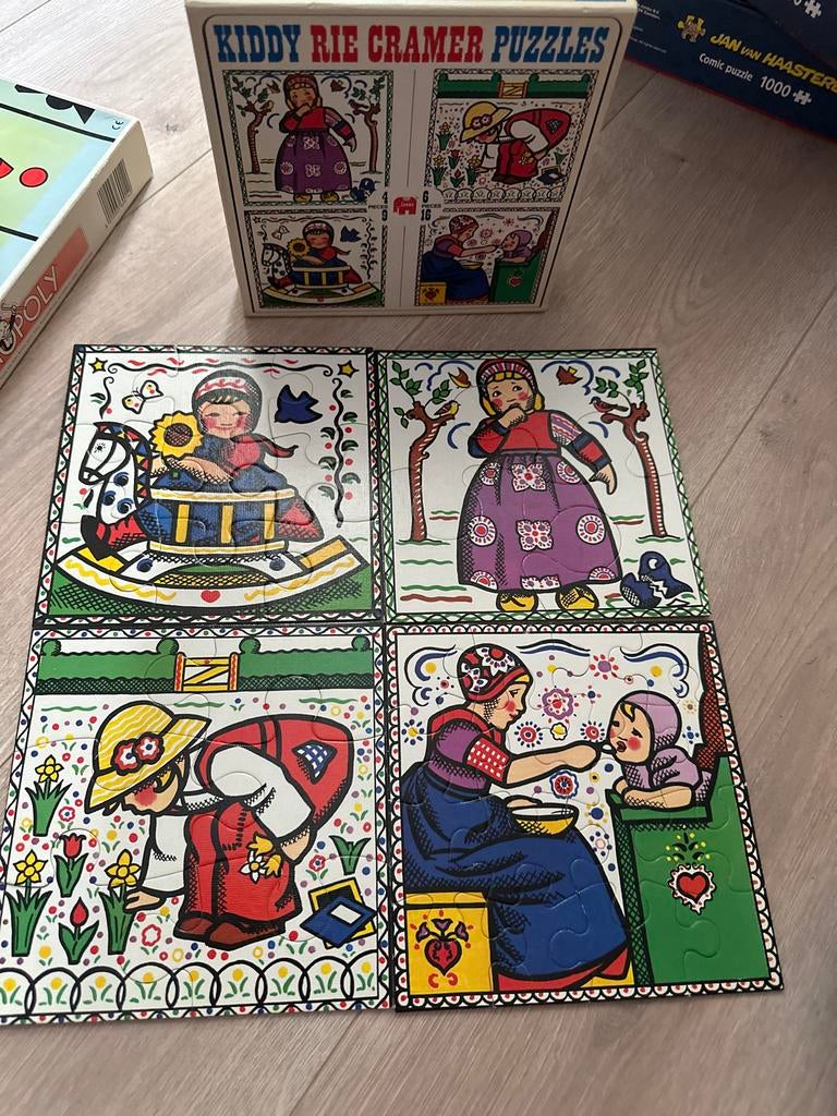 Kiddy Rie Cramer Puzzel - Vintage Kinderpuzzel, Ophalen of Verzenden, Minder dan 10 stukjes, Gebruikt, 2 tot 4 jaar