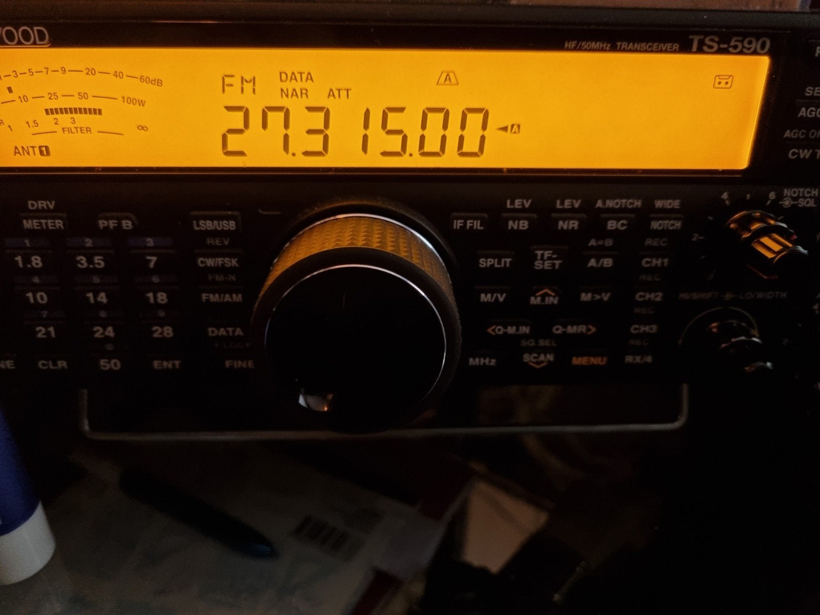 kenwood ts 590SG, Telecommunicatie, Ophalen, Zo goed als nieuw, Zender en Ontvanger