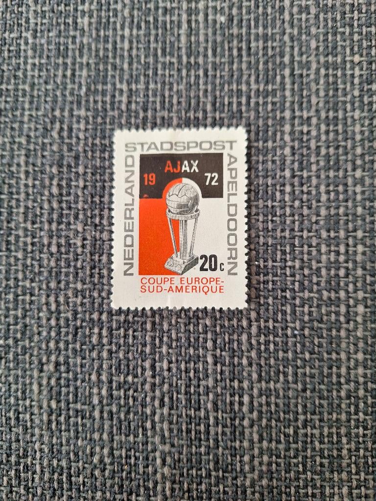 Postzegel Ajax Wereldbeker 1972, Verzenden, Plaatje